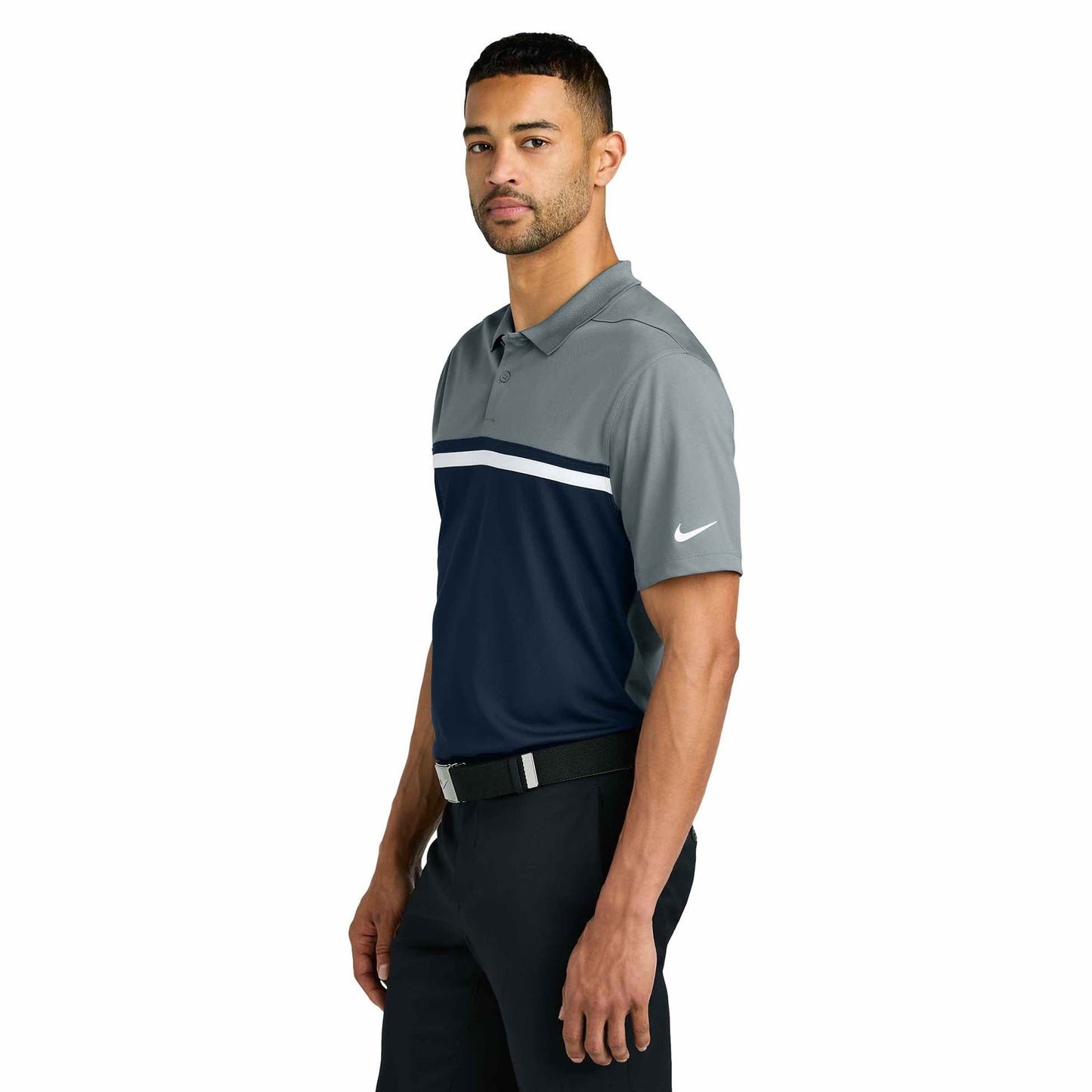 Black Polo Shirt - Nike - Dri-FIT Fabric