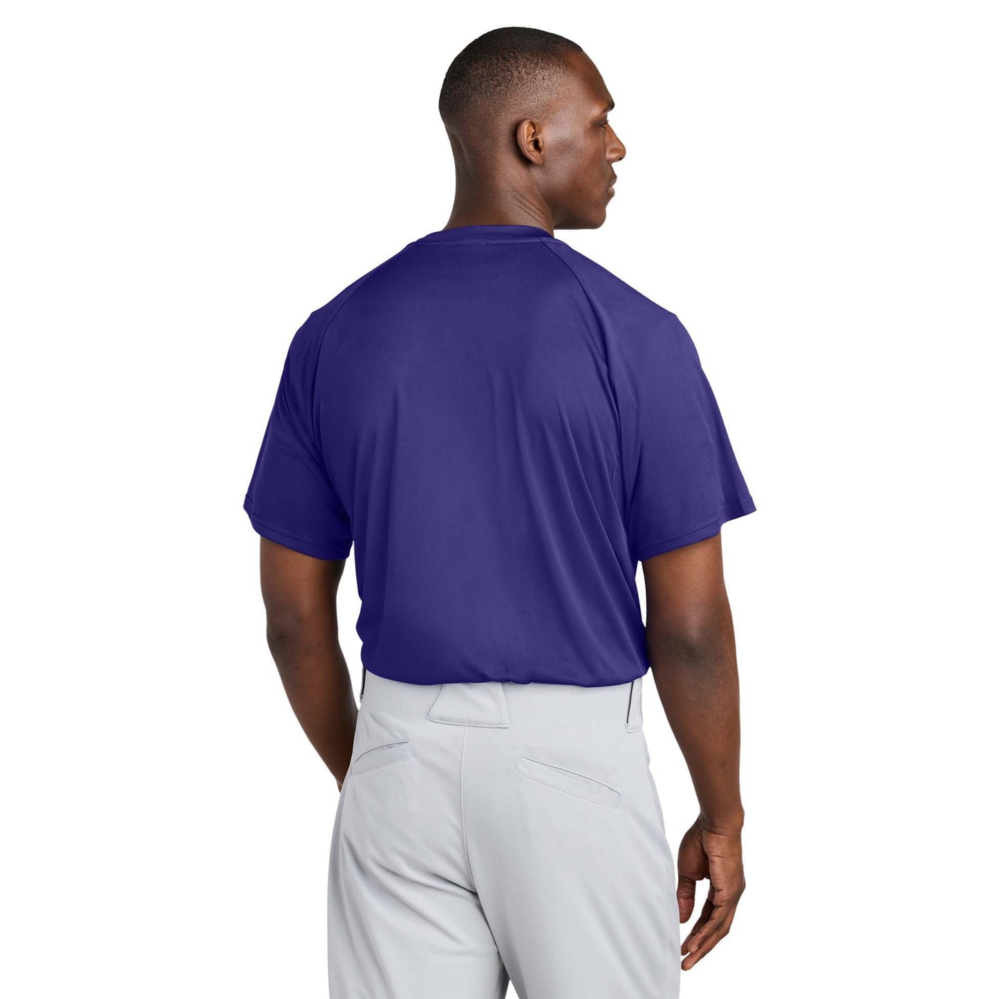 Black Henley Shirt - Sport-Tek - Soft Polyester