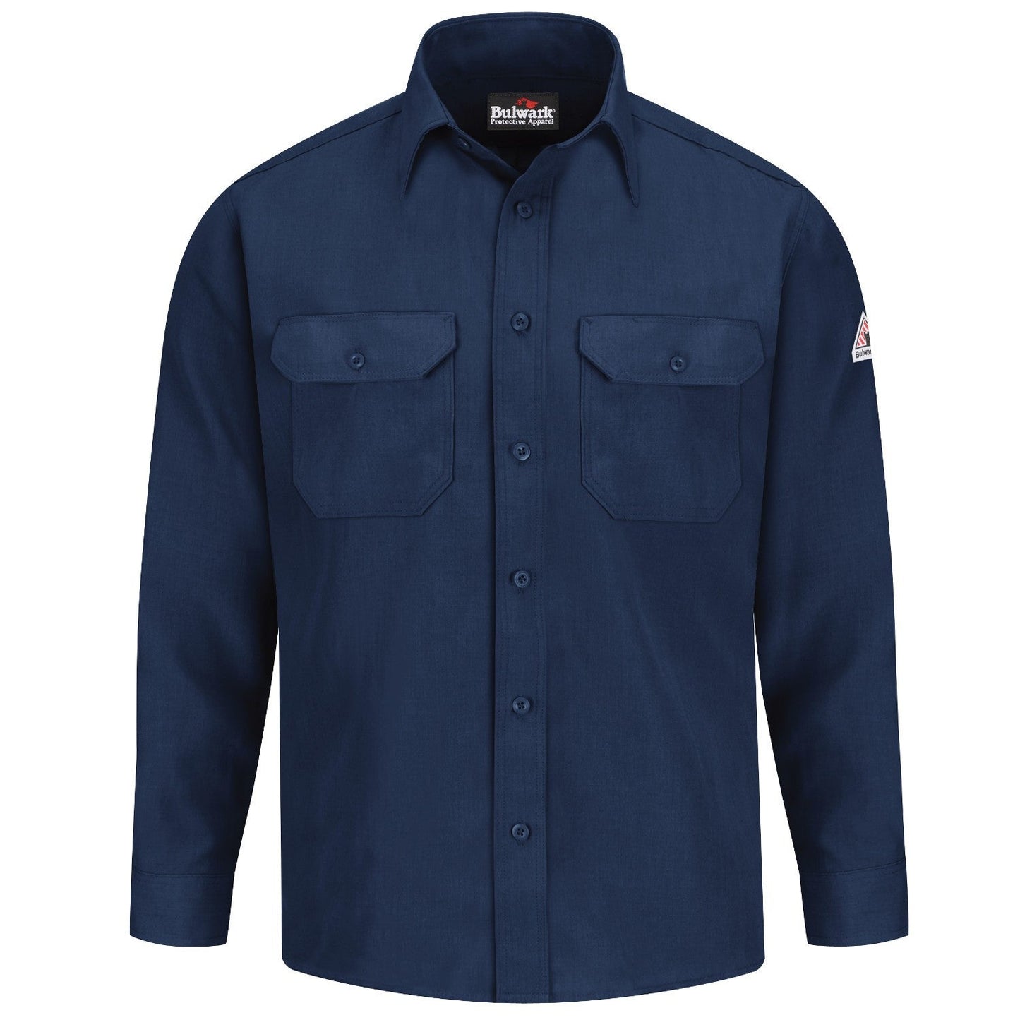 Gulf Blue Button Down Shirt - Bulwark FR - Lightweight Uniform
