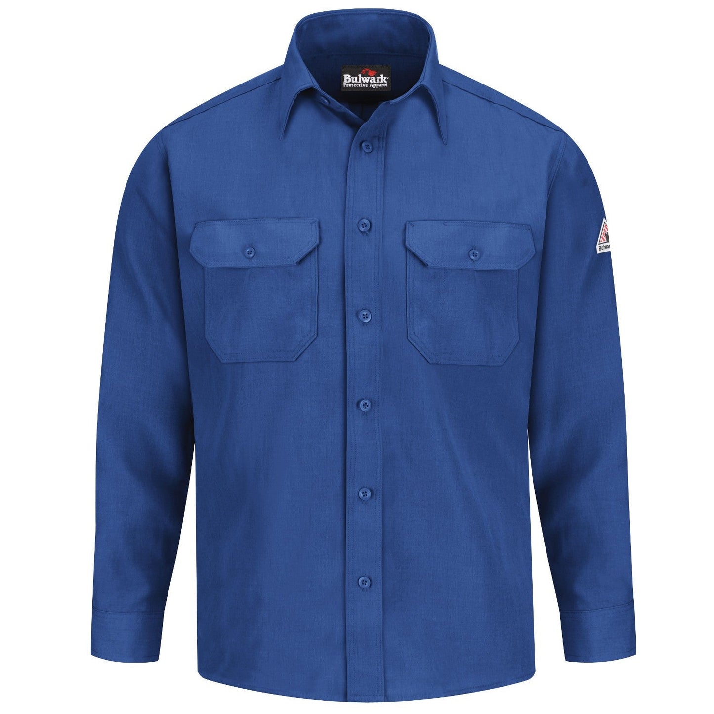 Gulf Blue Button Down Shirt - Bulwark FR - Lightweight Uniform