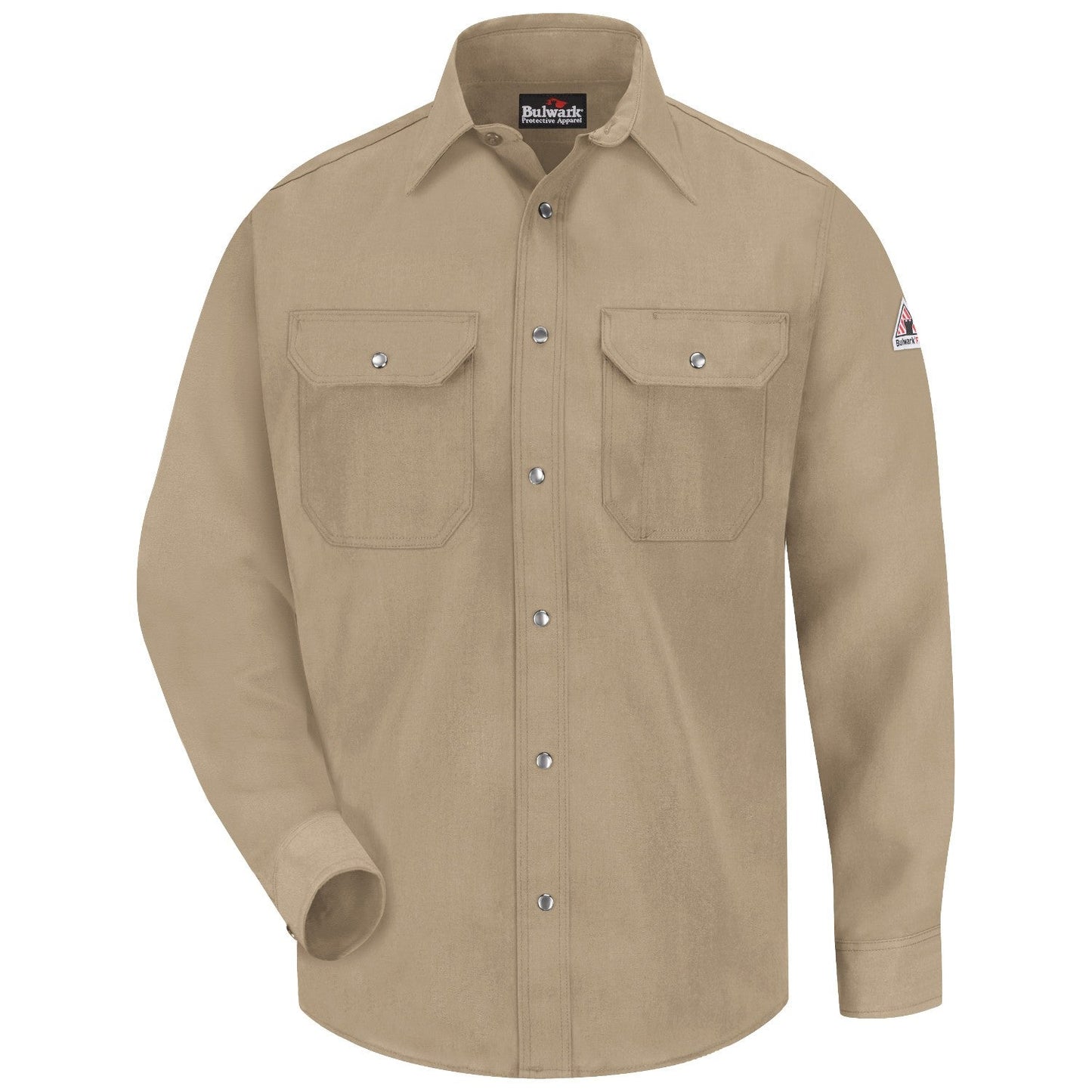 Navy Button Up Shirt - Bulwark FR - Lightweight Nomex
