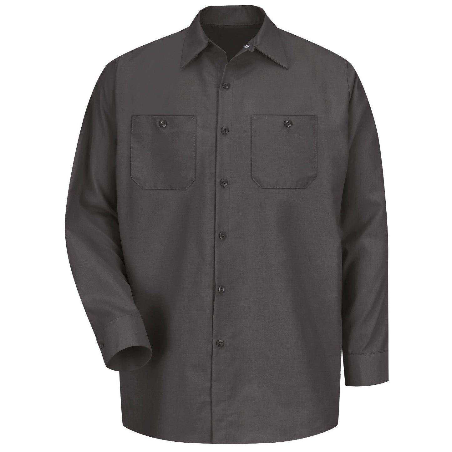 Black Button Up Shirt - Red Kap - Industrial Work Fit