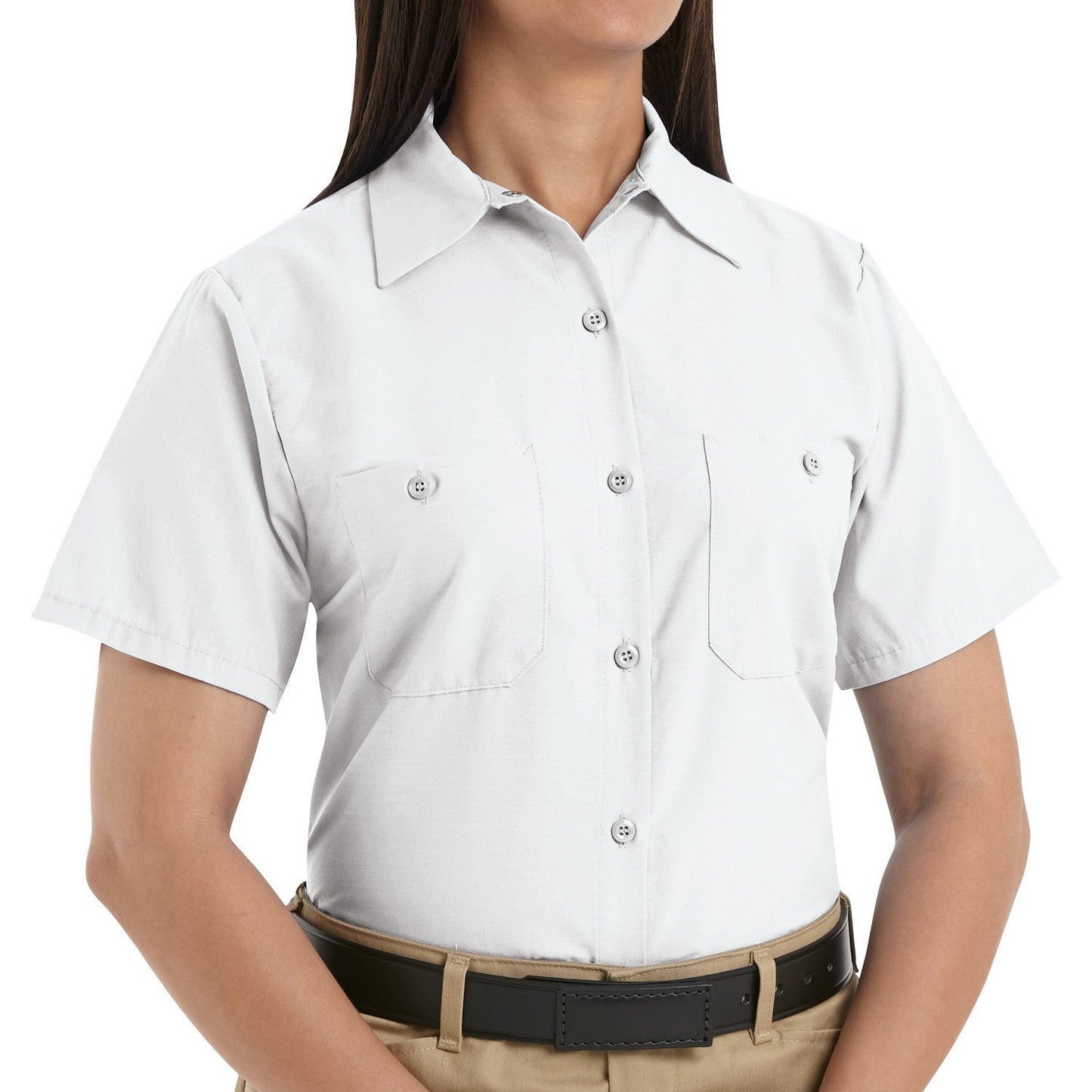 Black Button Up Shirt - Red Kap - Breathable Comfort