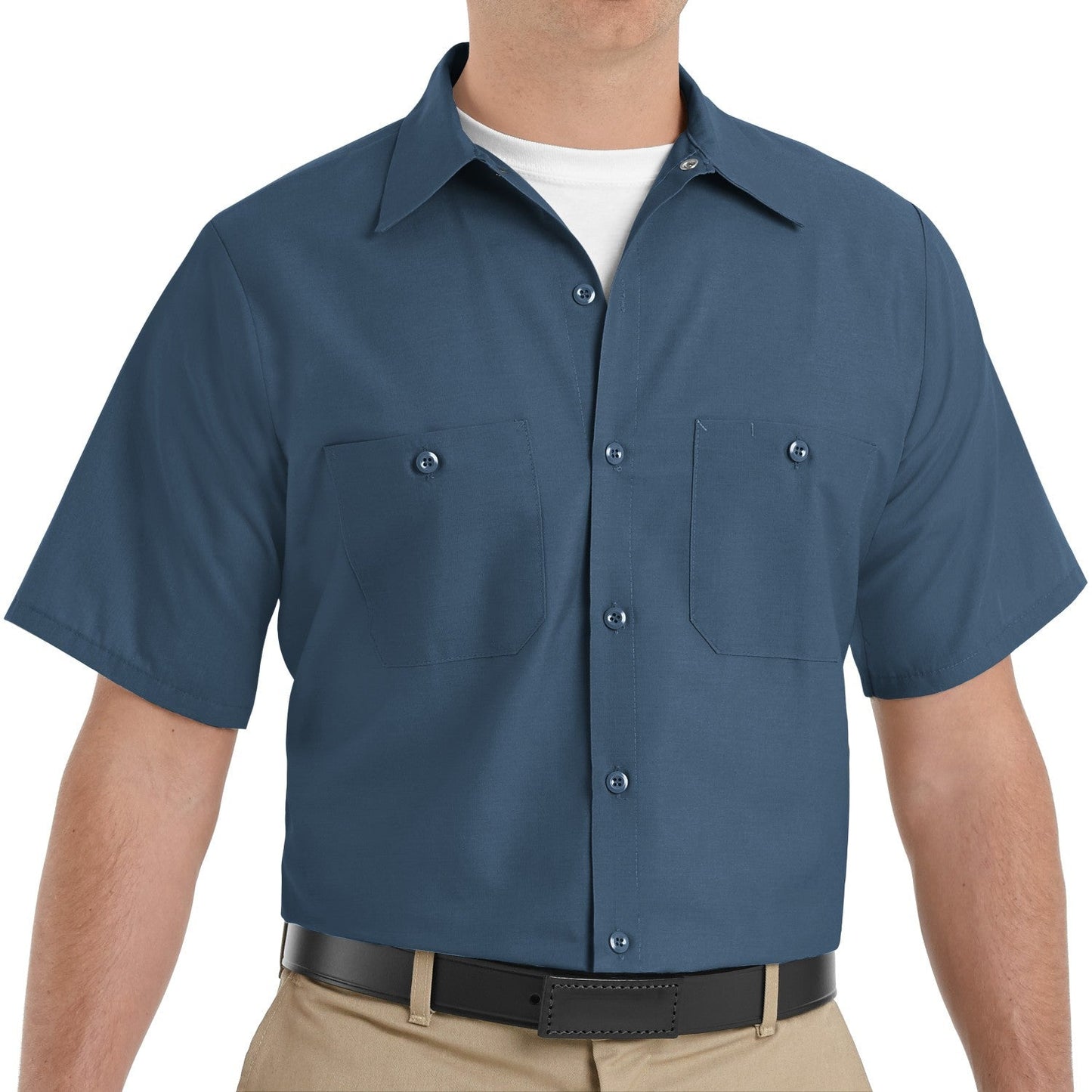Black Button Up Shirts - Red Kap - Durable Design