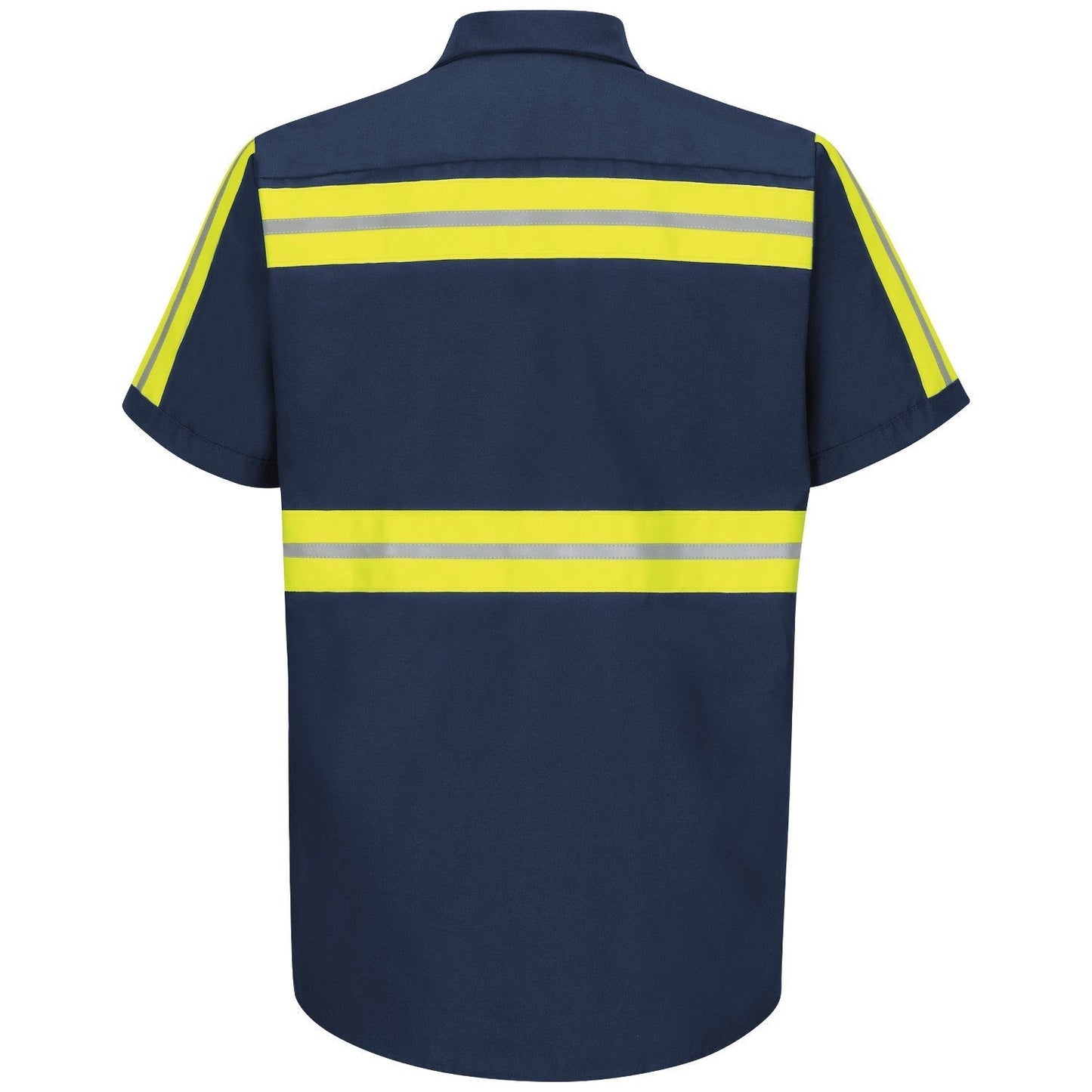 Light Grey Button Up Shirt - Red Kap - Enhanced Visibility