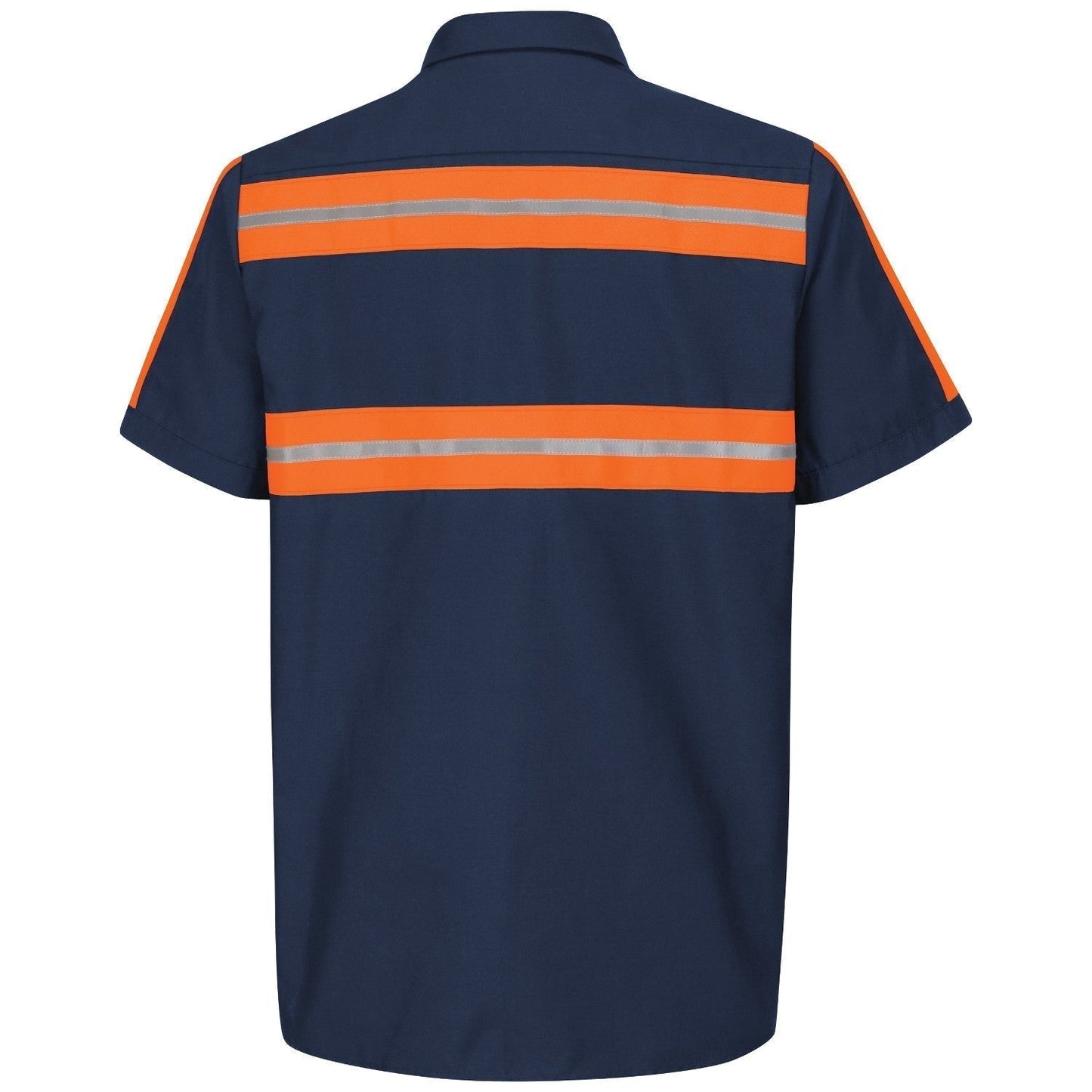 Short Sleeve Button Down Shirt - Red Kap - Enhanced Visibility