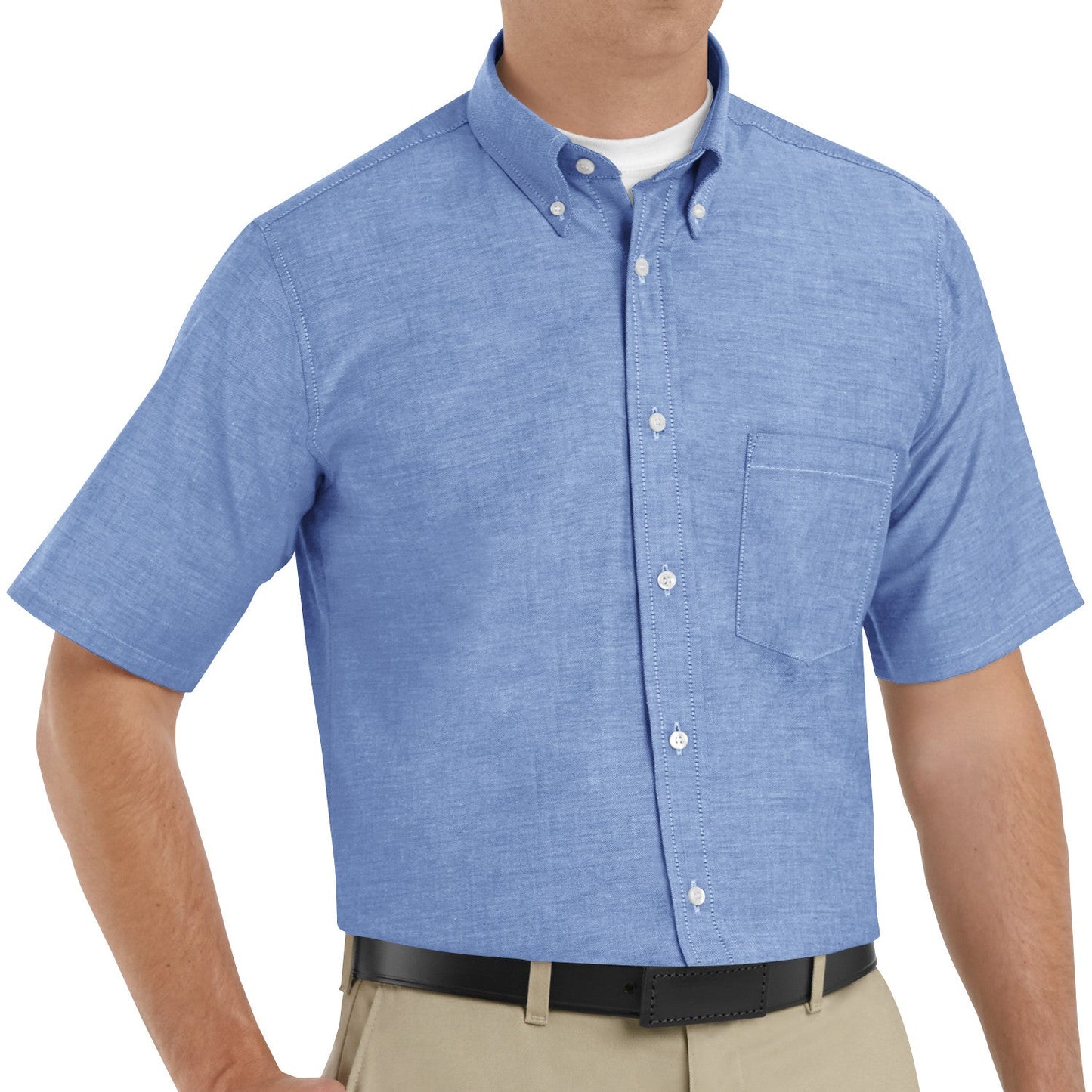 Blue/White Stripe Shirt - Red Kap - Wrinkle Resistant