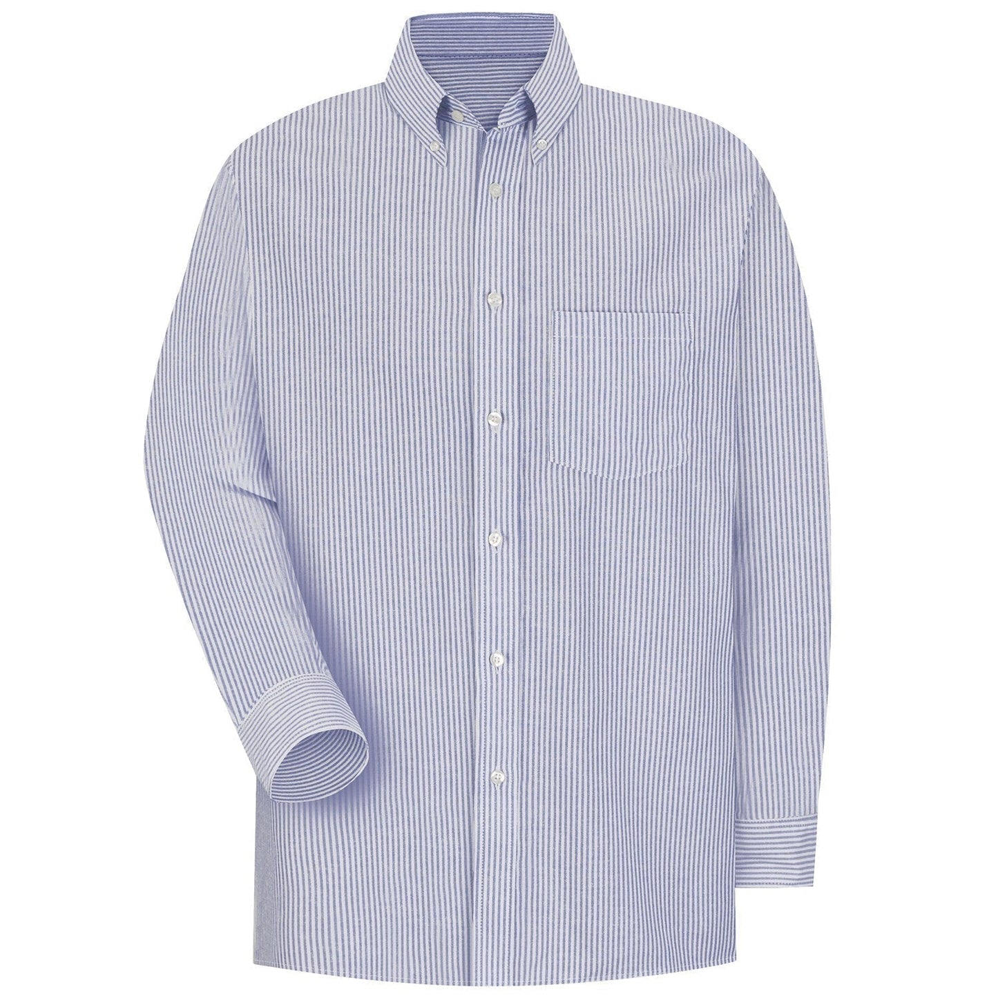 Blue/White Stripe Shirt - Red Kap - Wrinkle Resistant