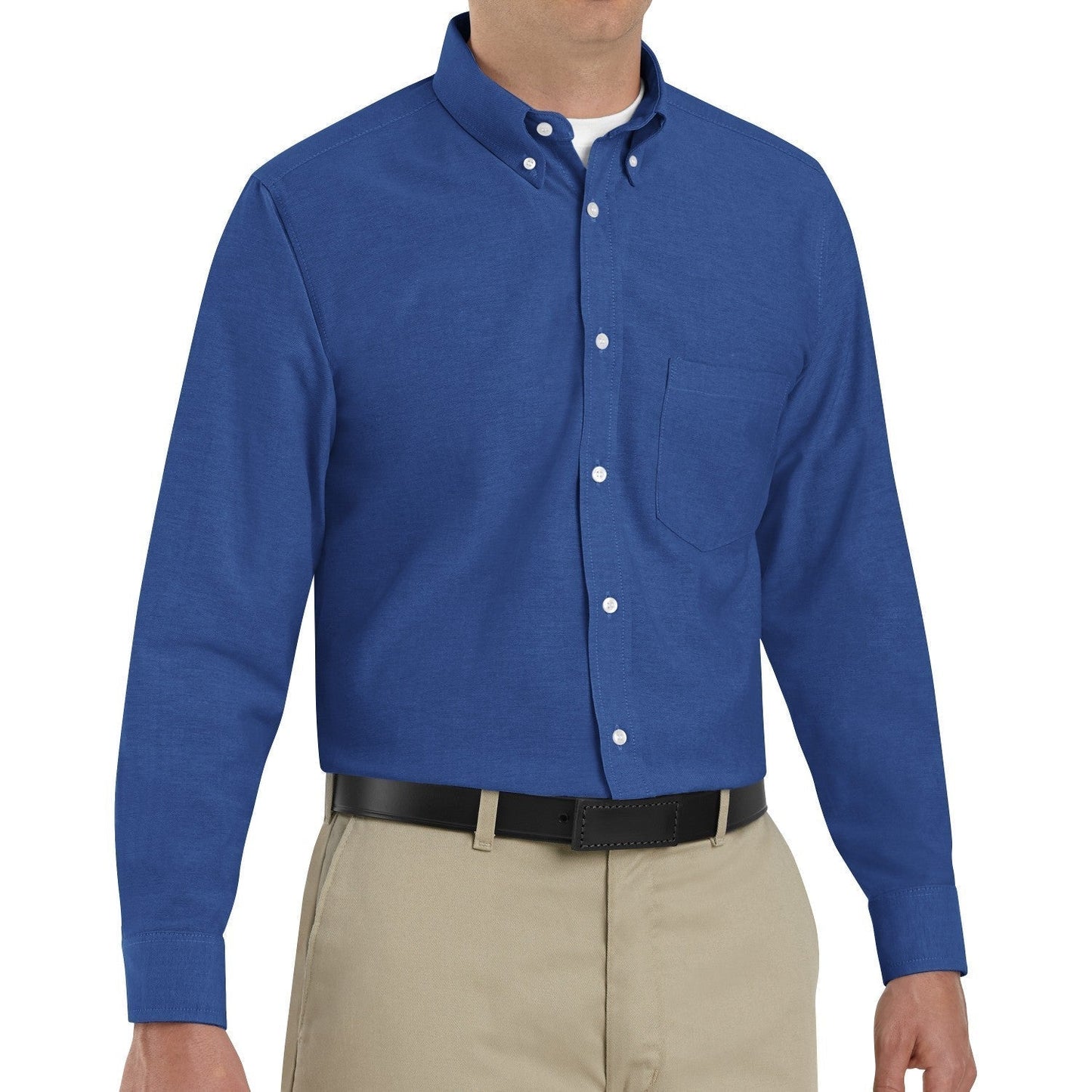 Blue/White Stripe Shirt - Red Kap - Wrinkle Resistant