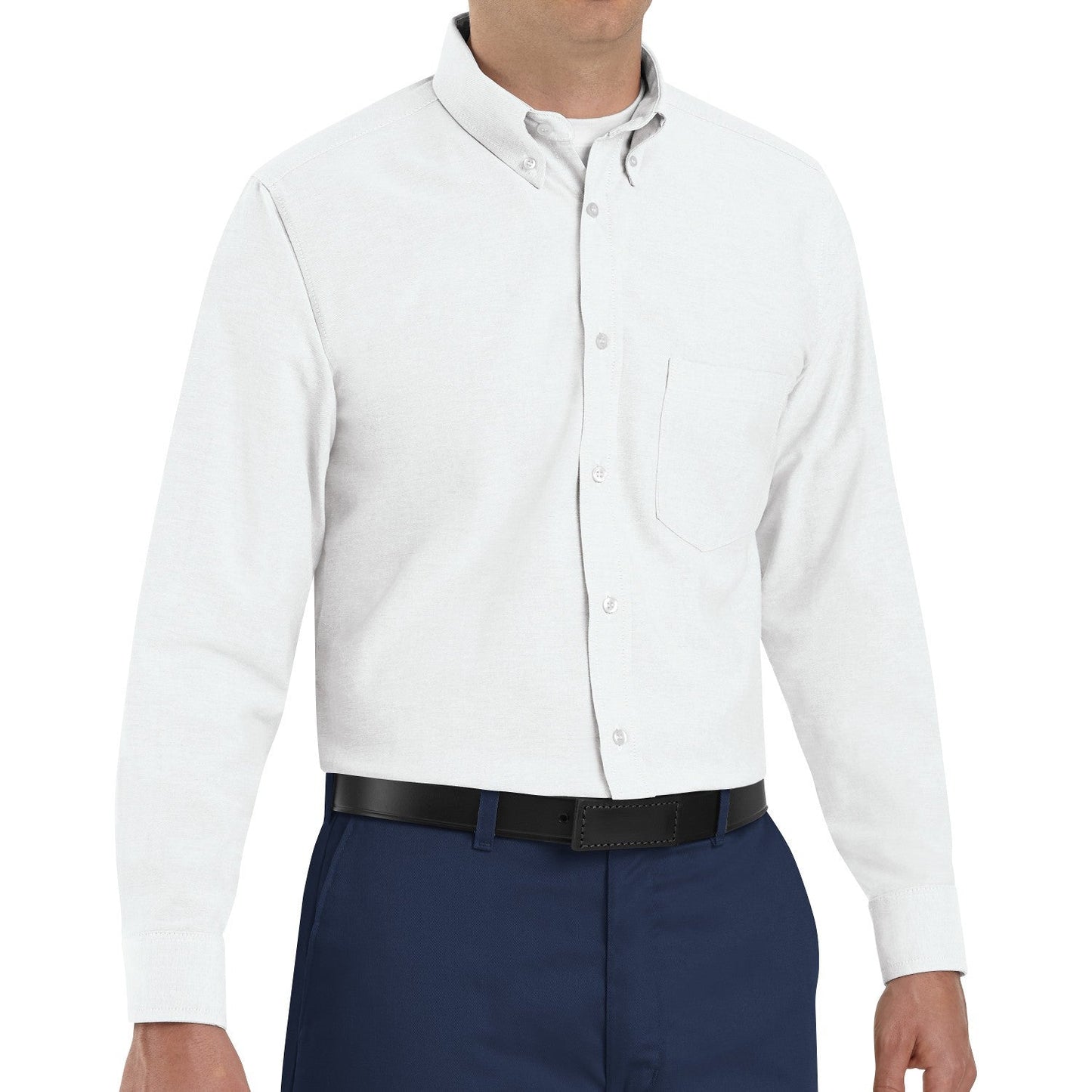 Blue/White Stripe Shirt - Red Kap - Wrinkle Resistant