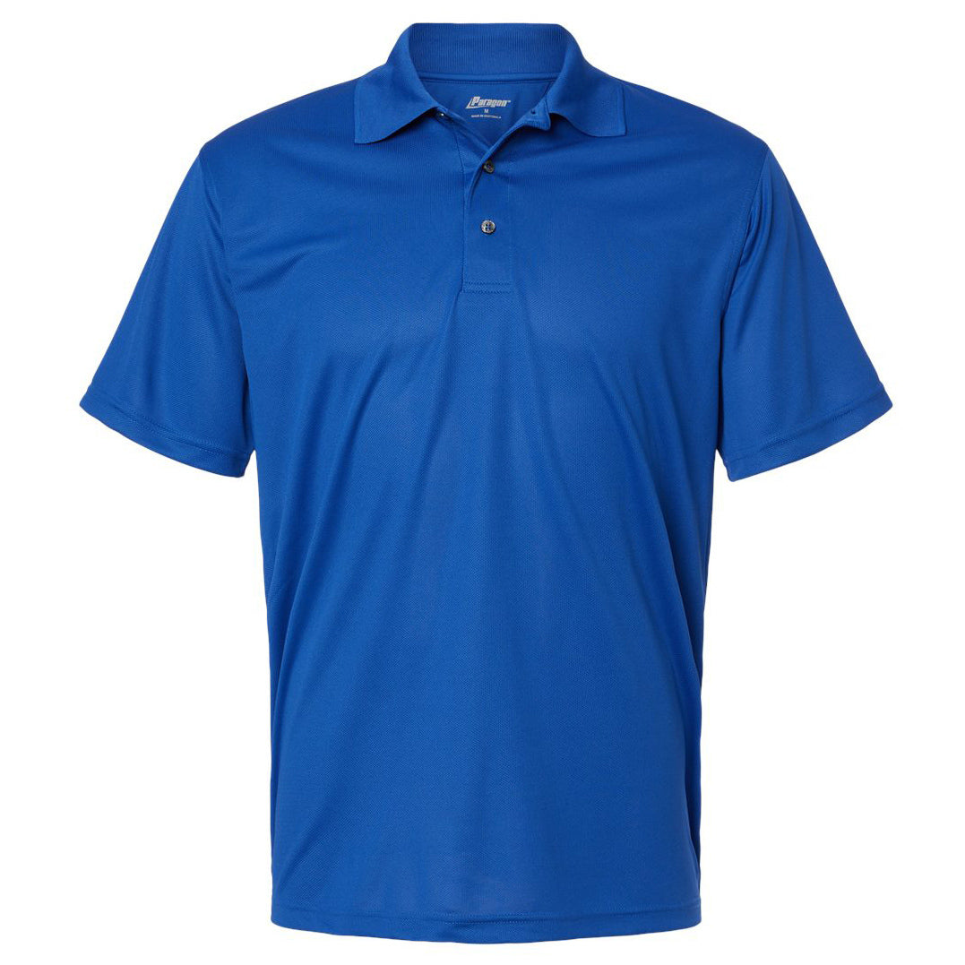 Black Performance Polo Shirt - Paragon - Mini Mesh