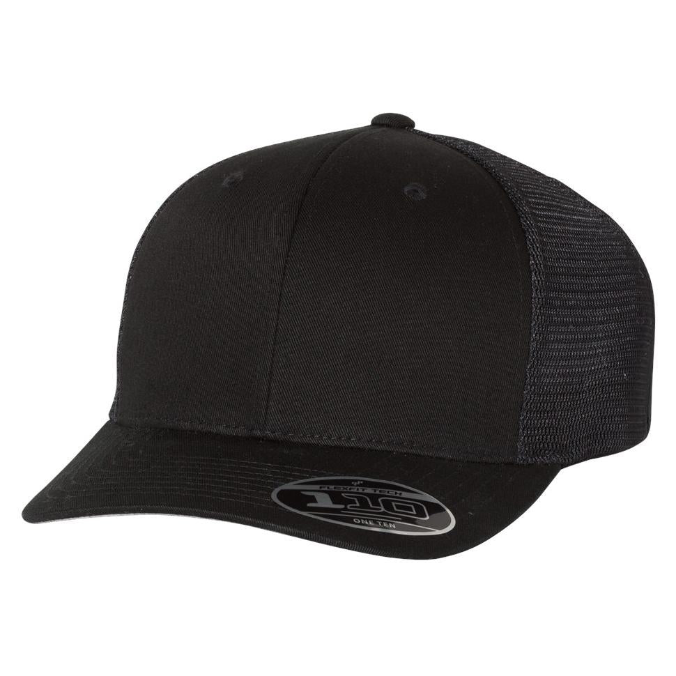 White Ball Caps - FlexFit - Stylish Mesh-Back