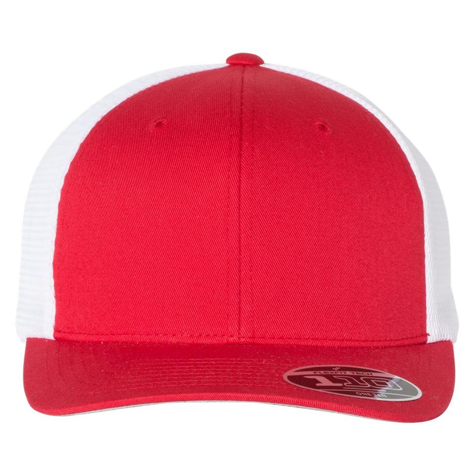 White Ball Caps - FlexFit - Stylish Mesh-Back