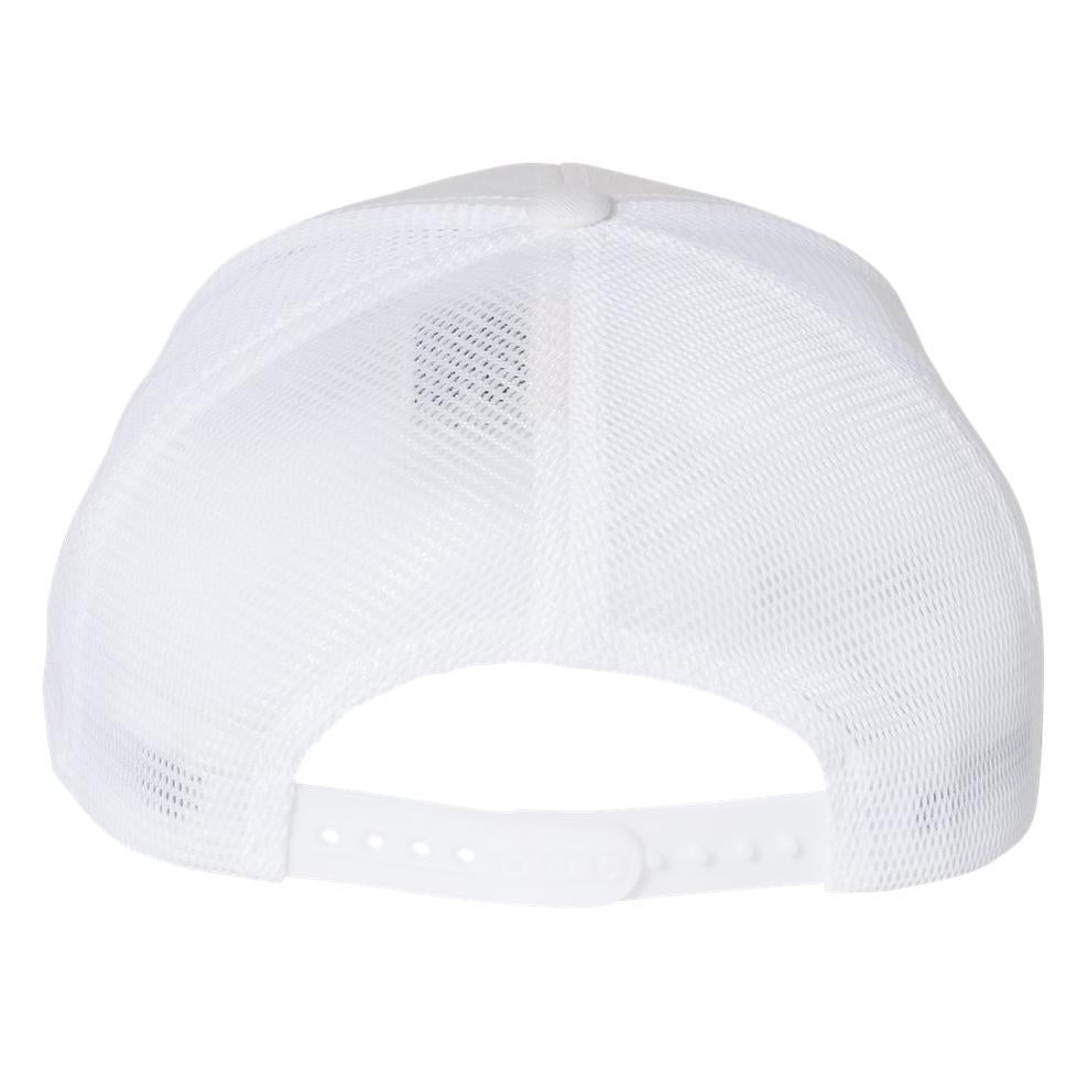 White Ball Caps - FlexFit - Stylish Mesh-Back