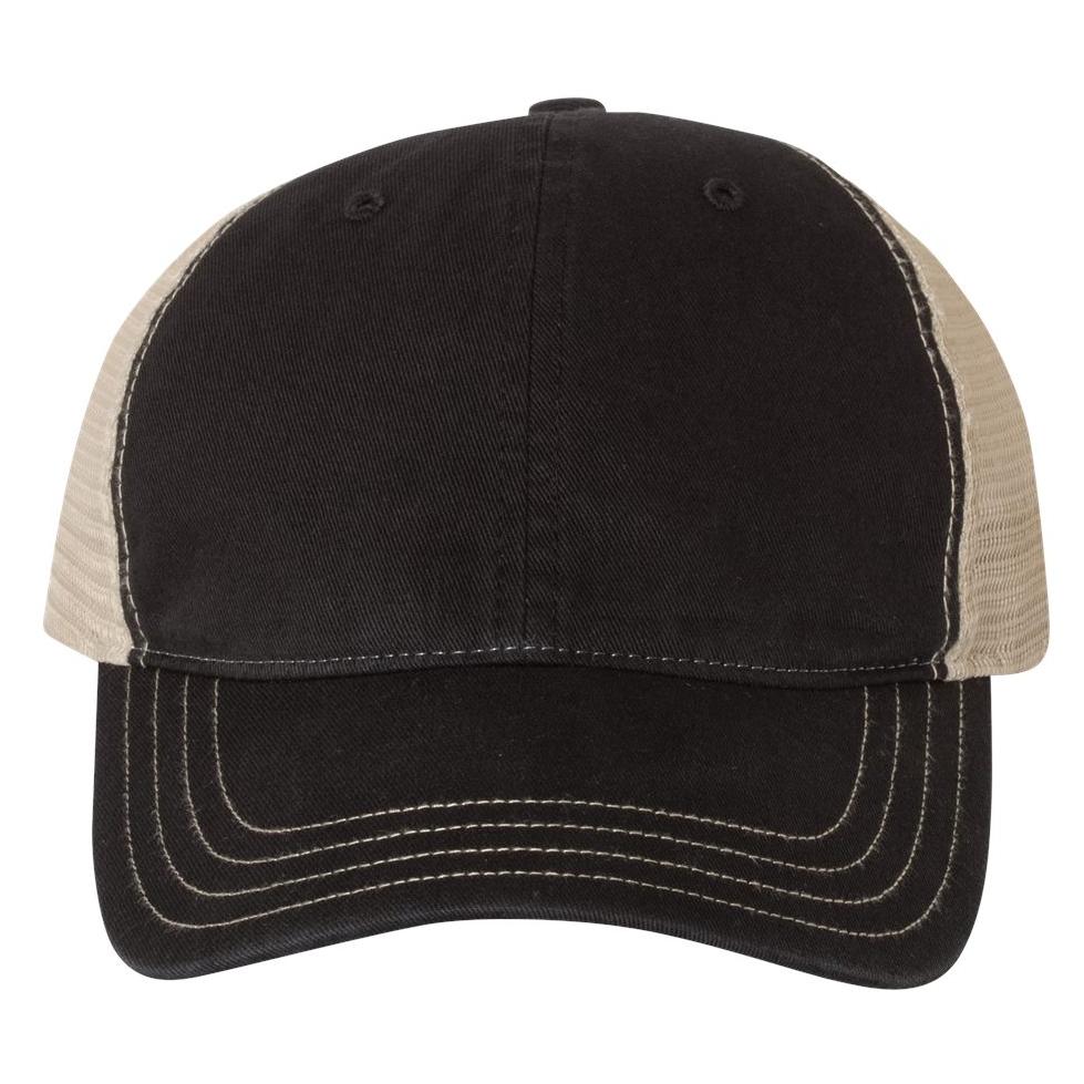 Black/White Ball Caps - Richardson - Garment-Washed Style