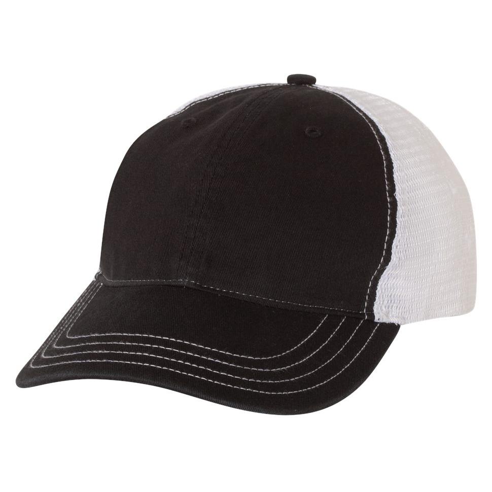 Black/White Ball Caps - Richardson - Garment-Washed Style