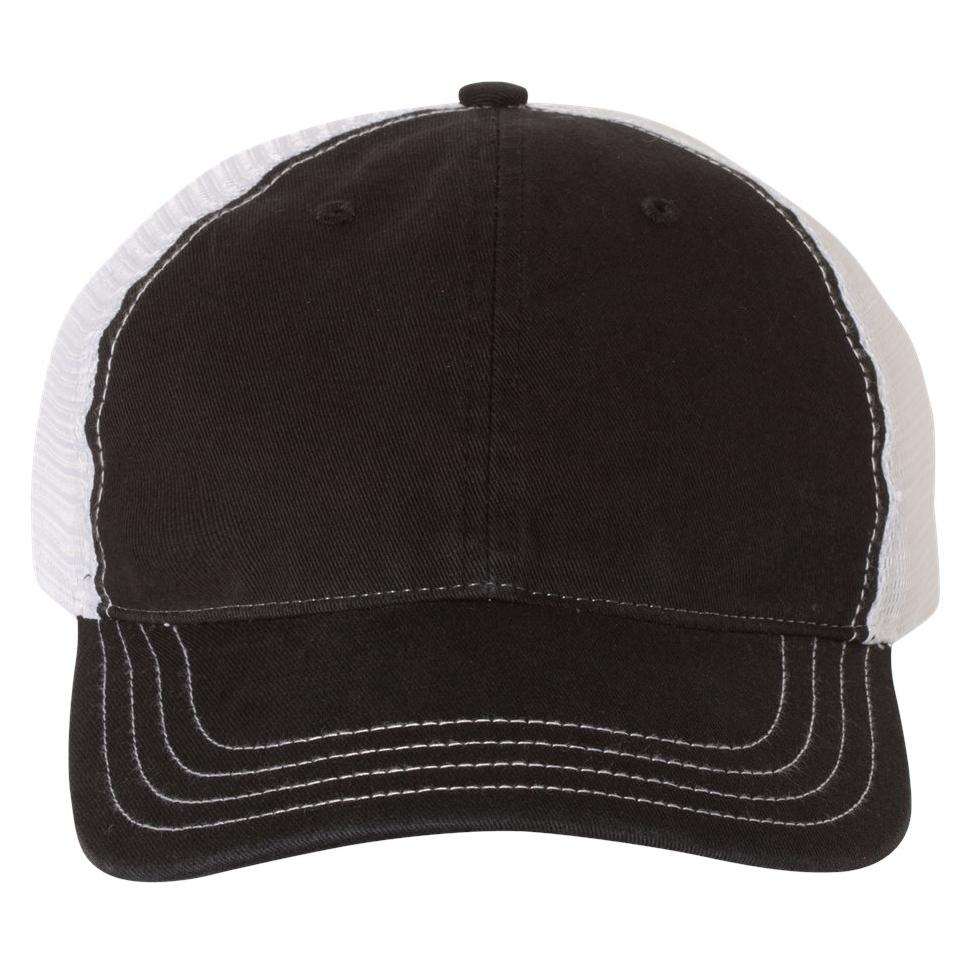 Black/White Ball Caps - Richardson - Garment-Washed Style