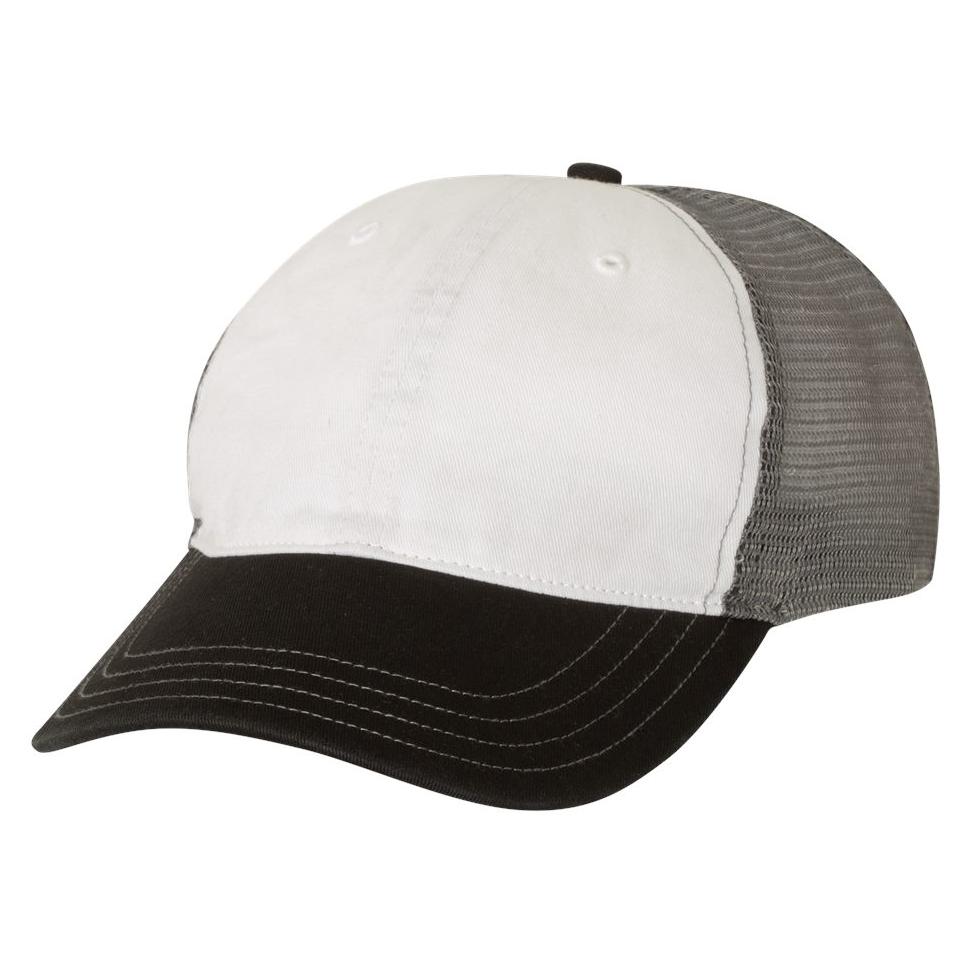 Black/White Ball Caps - Richardson - Garment-Washed Style