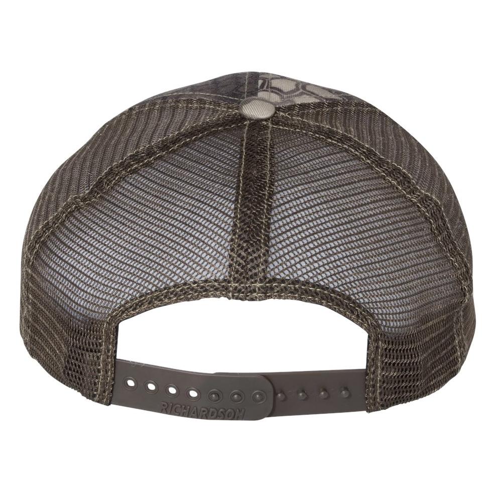 Army Camo Ball Cap - Richardson - Polyester Mesh