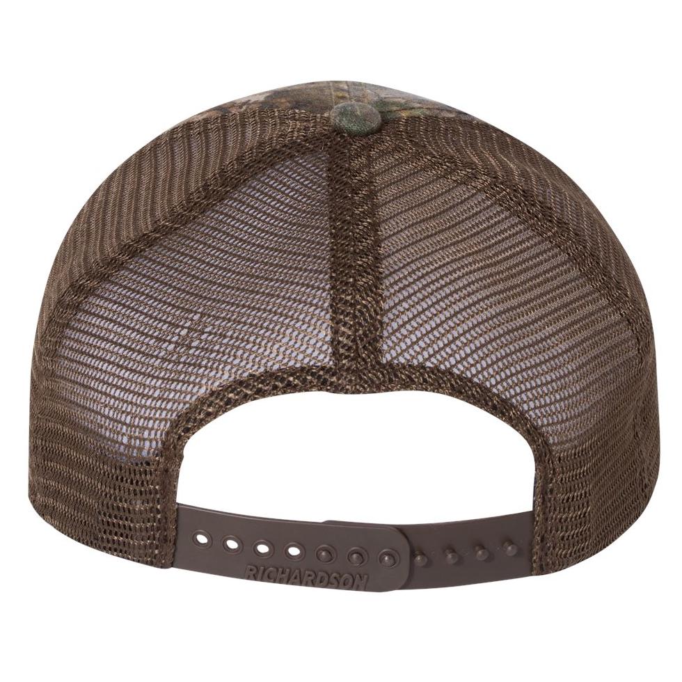 Army Camo Ball Cap - Richardson - Polyester Mesh