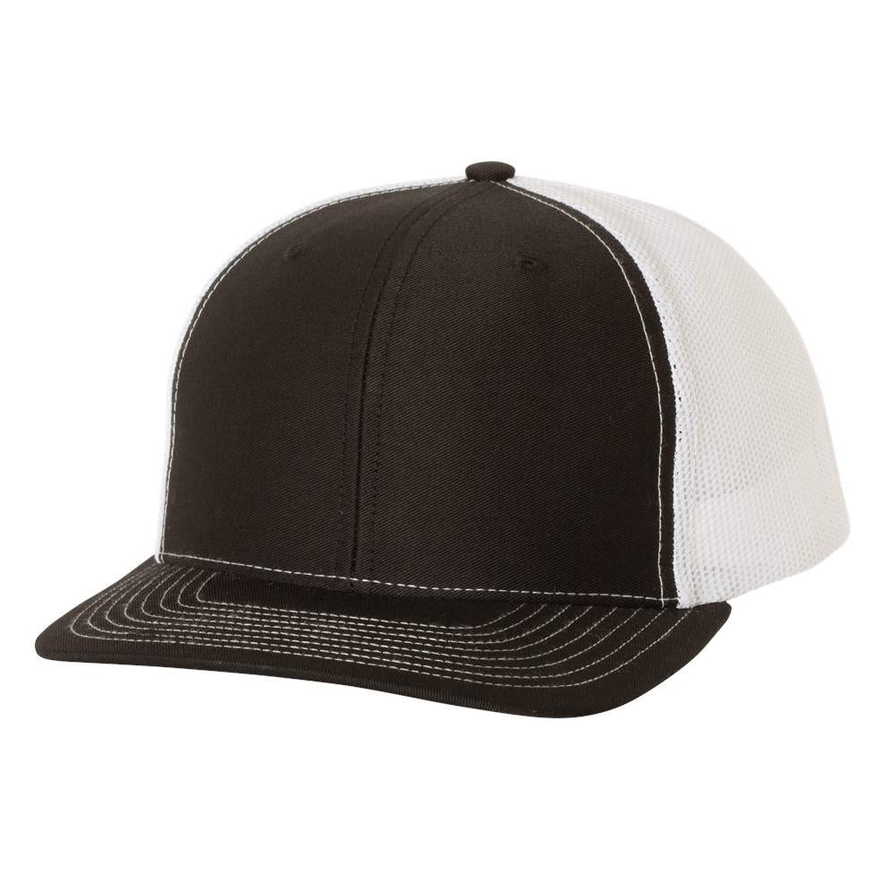 Black/White Ball Caps - Richardson - Stylish Cotton Blend