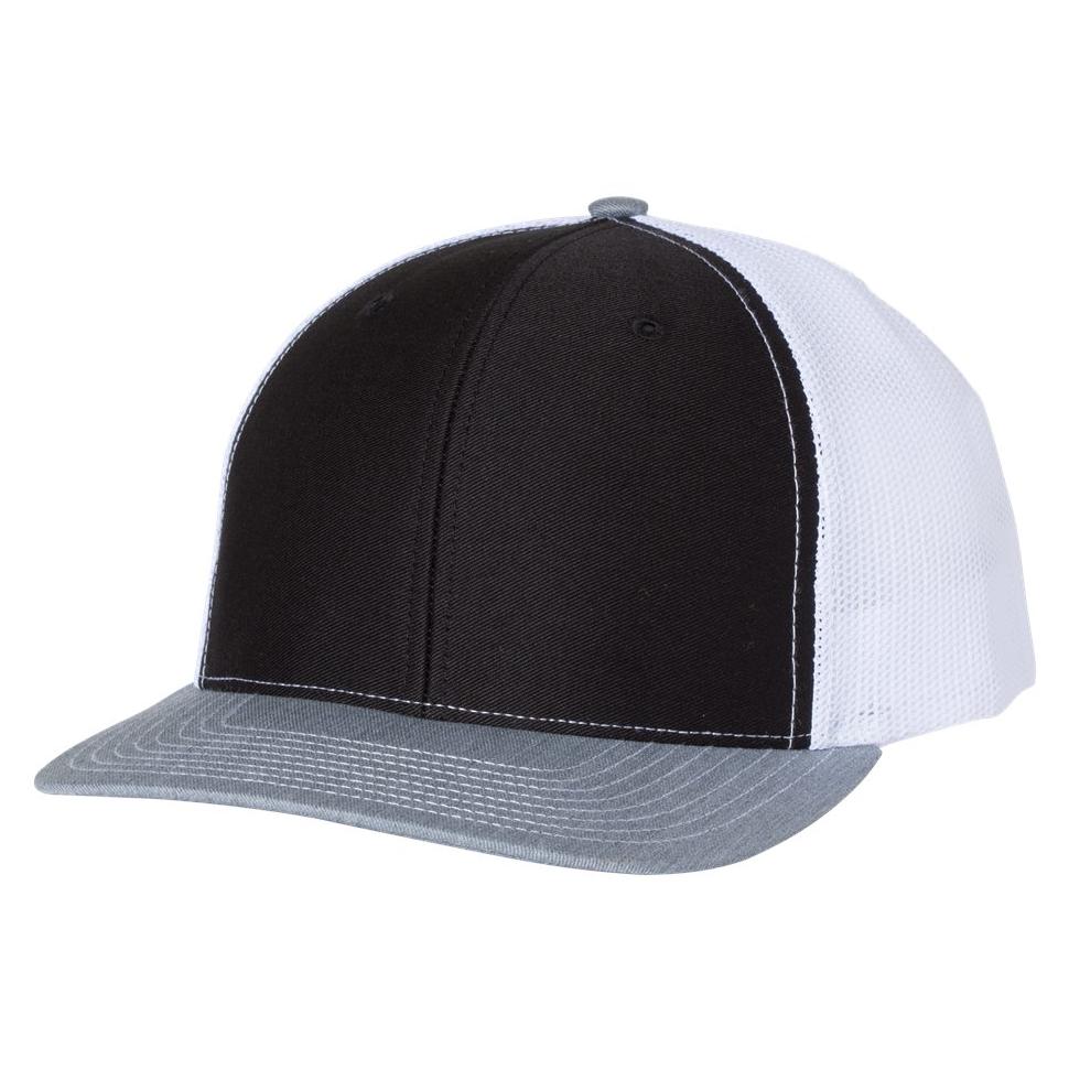 Black/White Ball Caps - Richardson - Stylish Cotton Blend