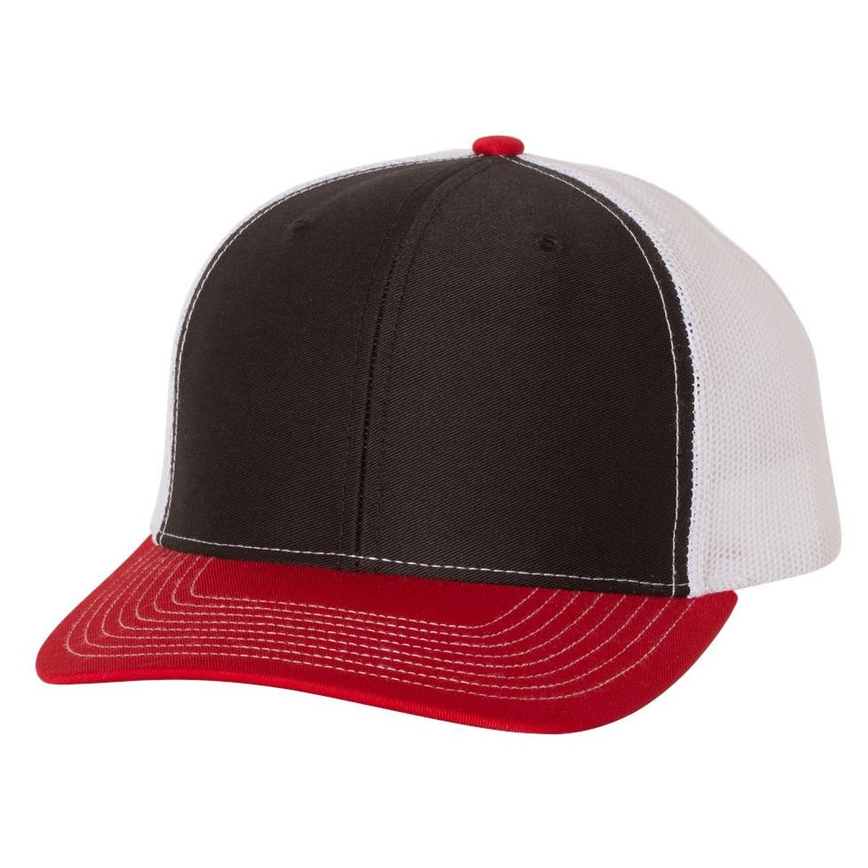 Black/White Ball Caps - Richardson - Stylish Cotton Blend
