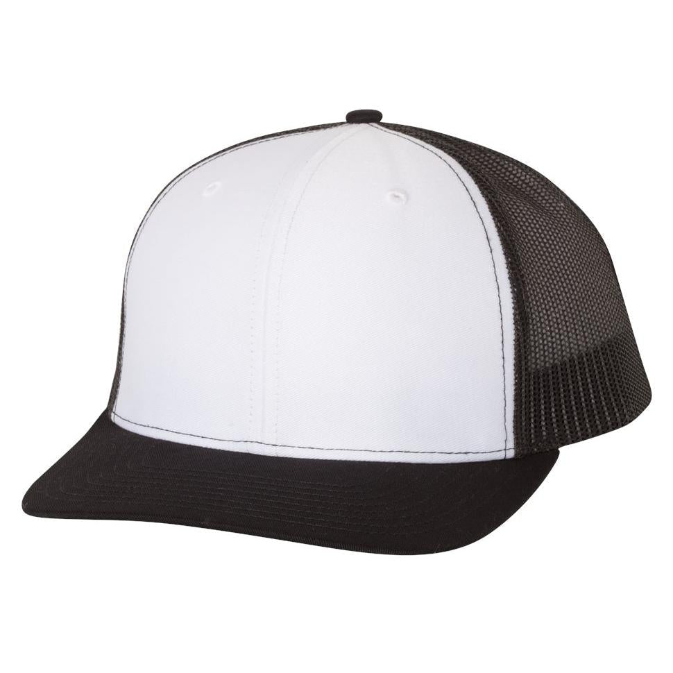 Black/White Ball Caps - Richardson - Stylish Cotton Blend