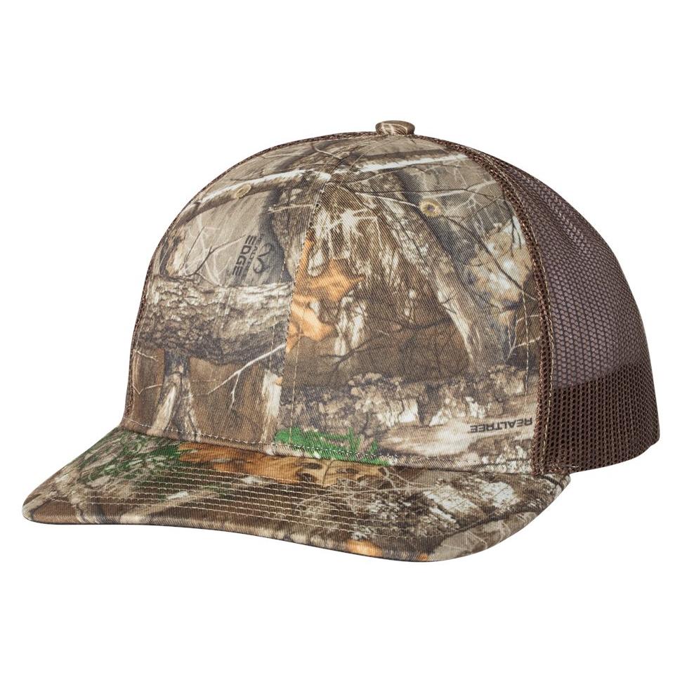 Realtree Original Black Ball Caps - Richardson - Adjustable Fit
