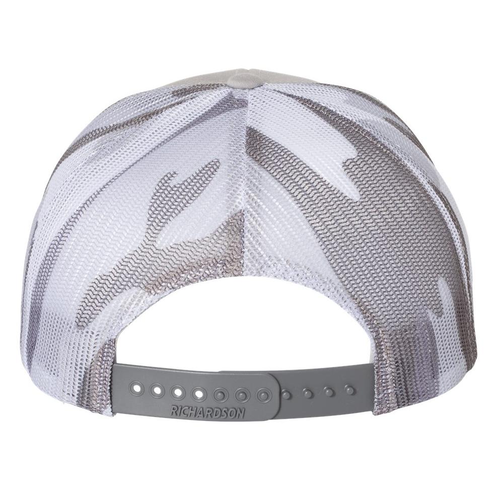 Heather Grey Ball Cap - Richardson - Mesh-Back Trucker