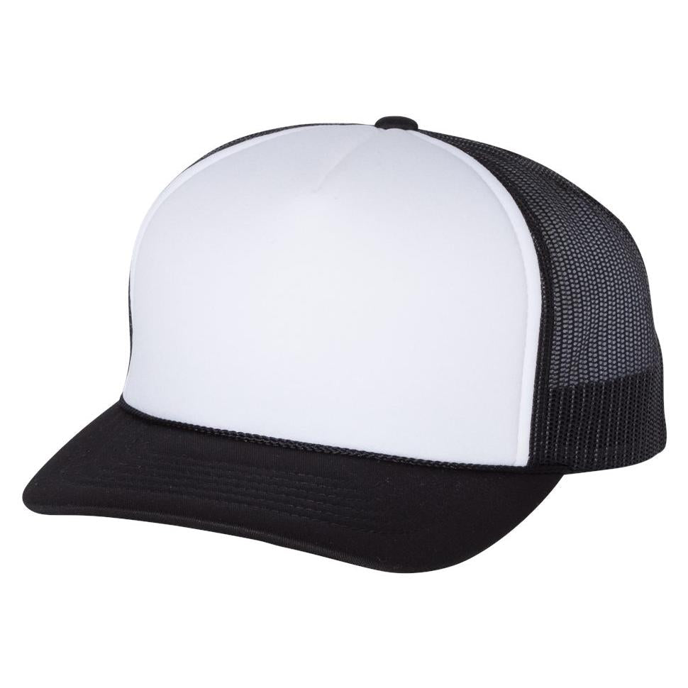 White/Black Ball Caps - Richardson - Stylish Trucker Cap