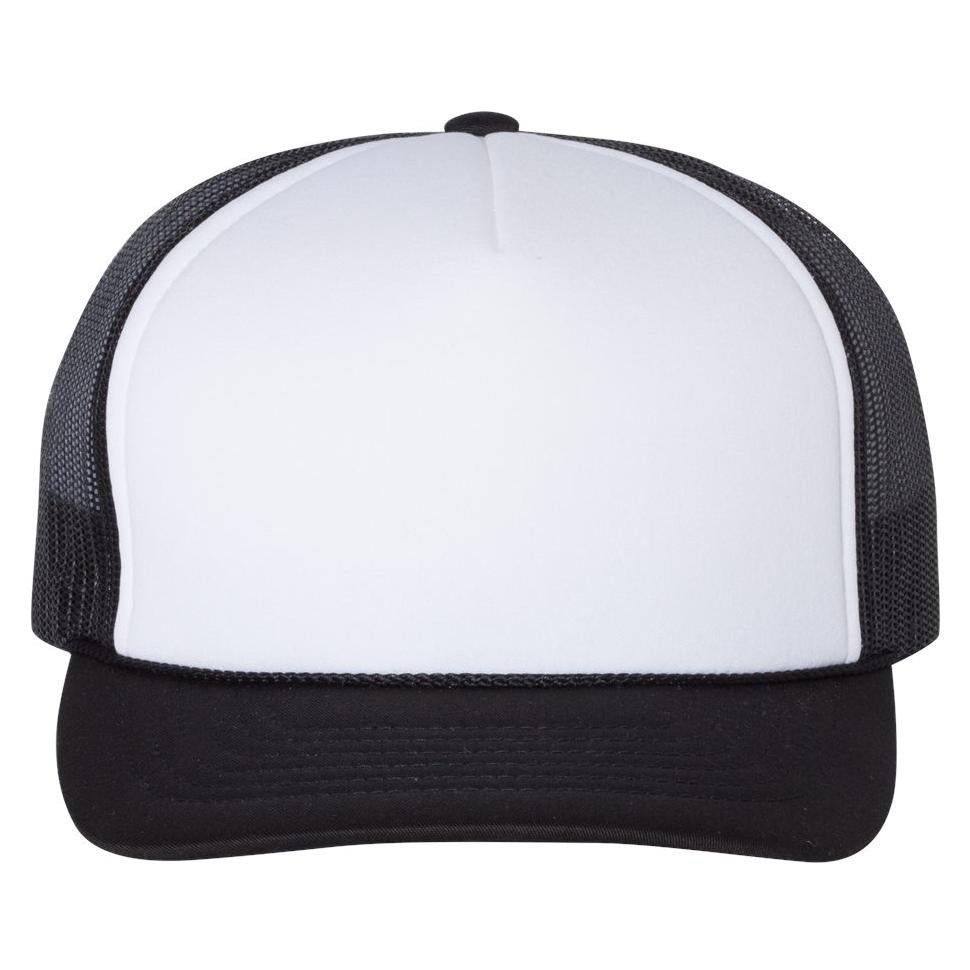 White/Black Ball Caps - Richardson - Stylish Trucker Cap
