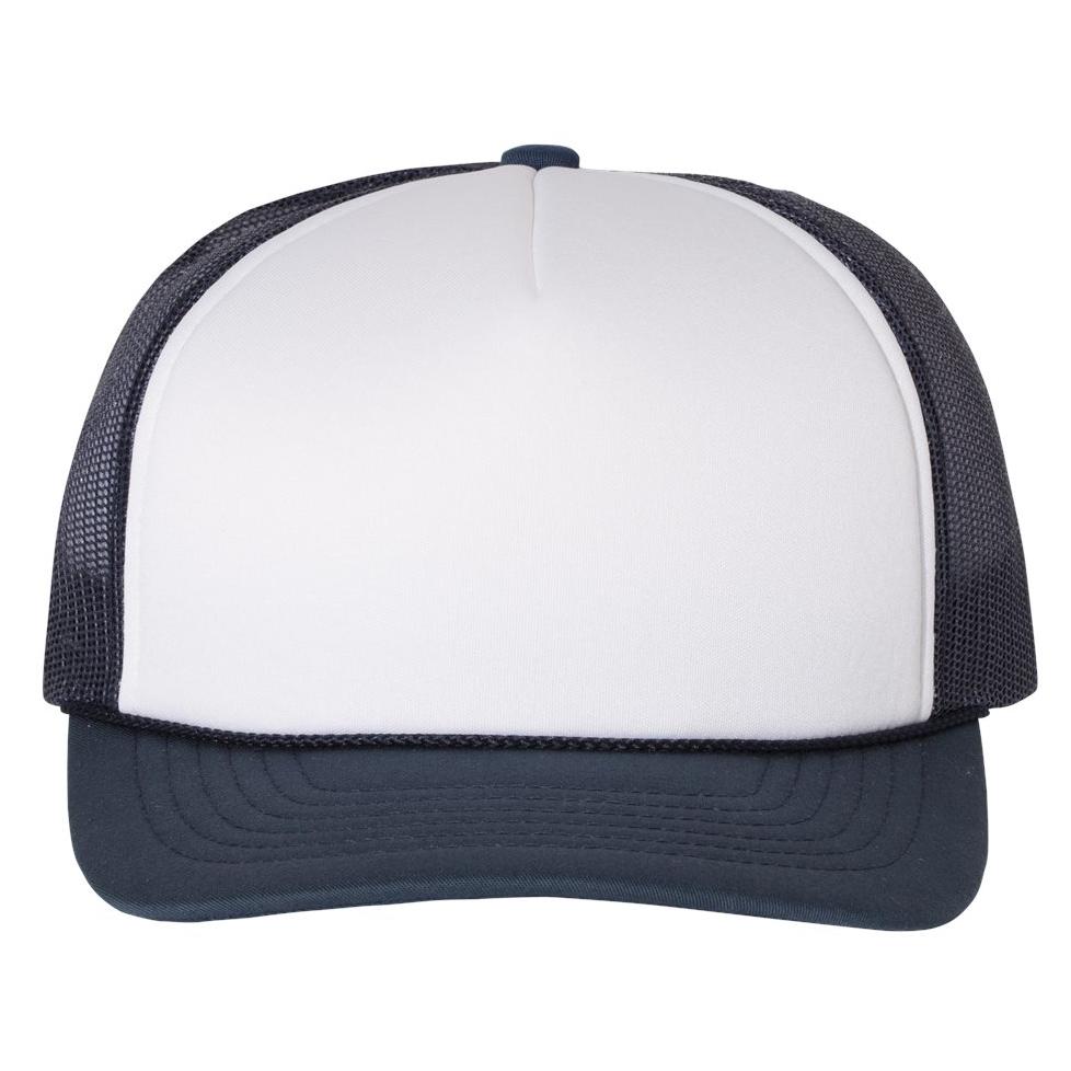 White/Black Ball Caps - Richardson - Stylish Trucker Cap