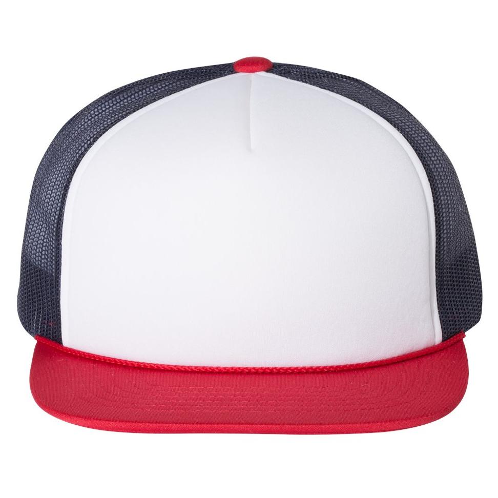 White/Black Ball Caps - Richardson - Stylish Trucker Cap