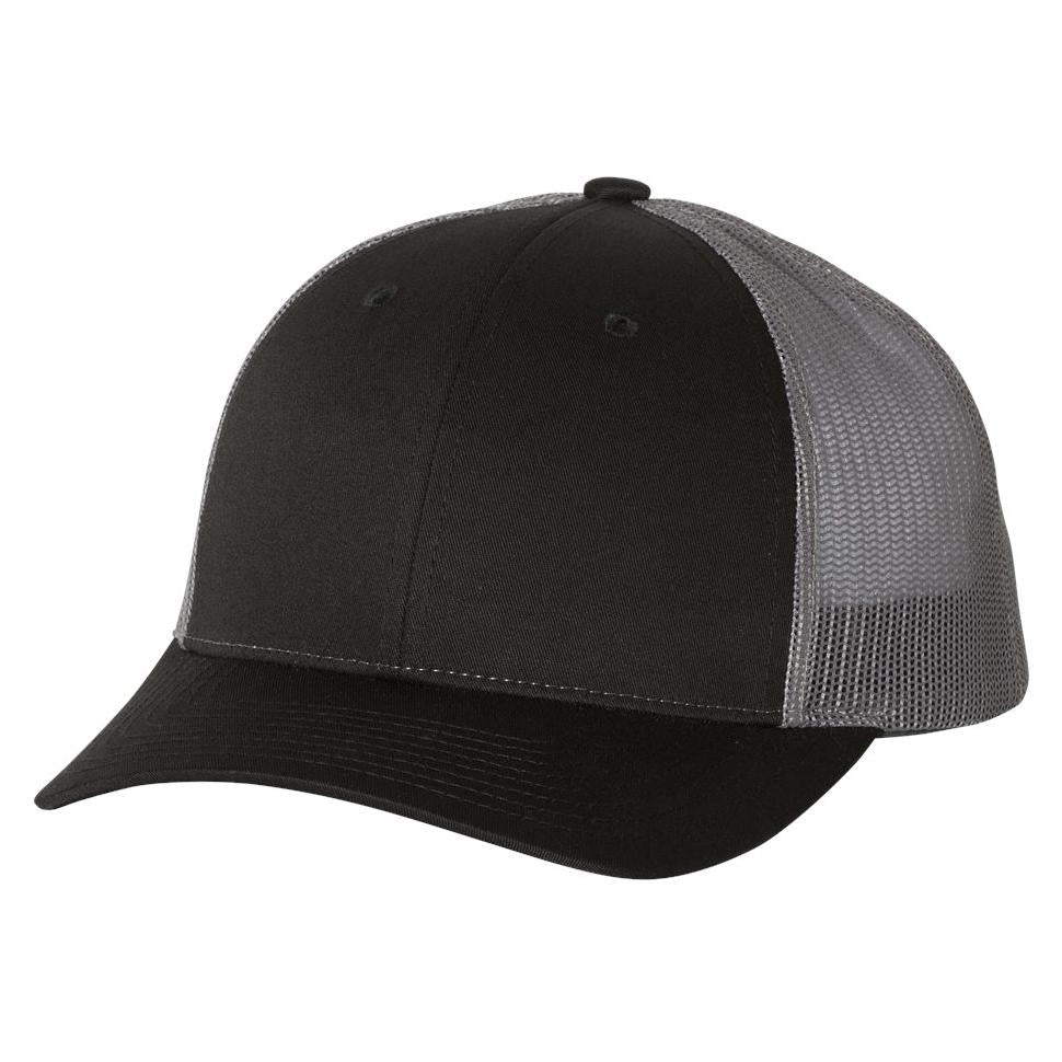 Black/Charcoal Ball Caps - Richardson - Stylish Fit