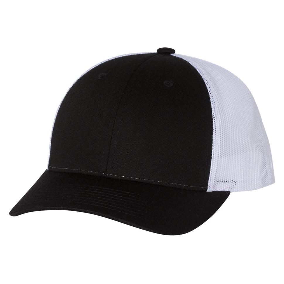 Black/Charcoal Ball Caps - Richardson - Stylish Fit