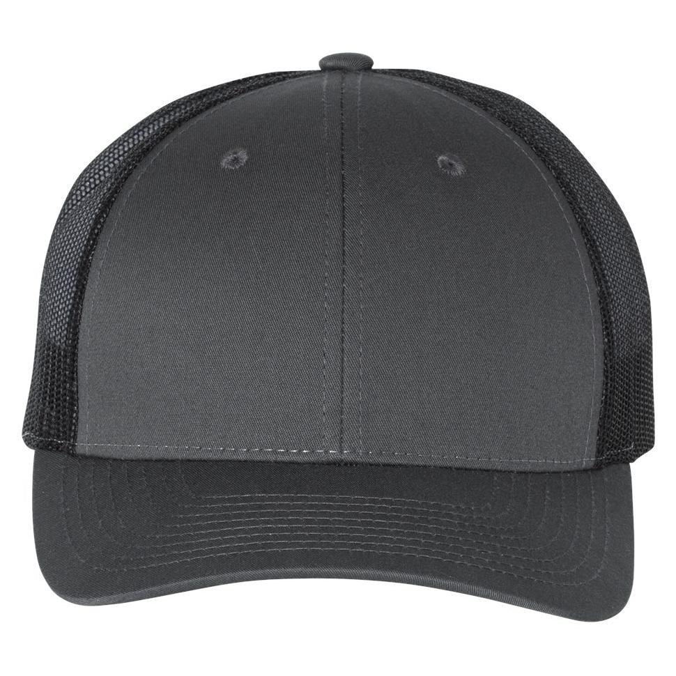 Black/Charcoal Ball Caps - Richardson - Stylish Fit