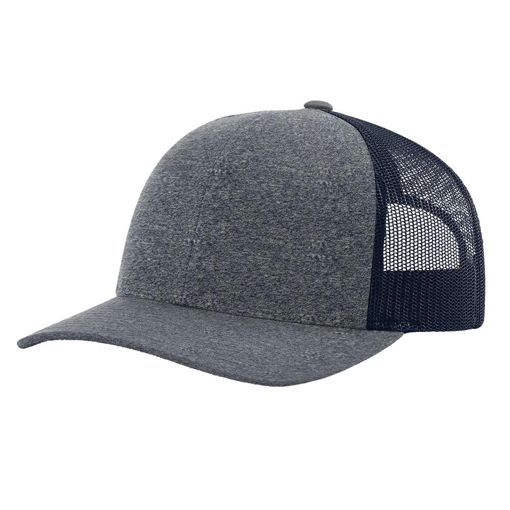 Black Heather Cap - Richardson - Structured Fit
