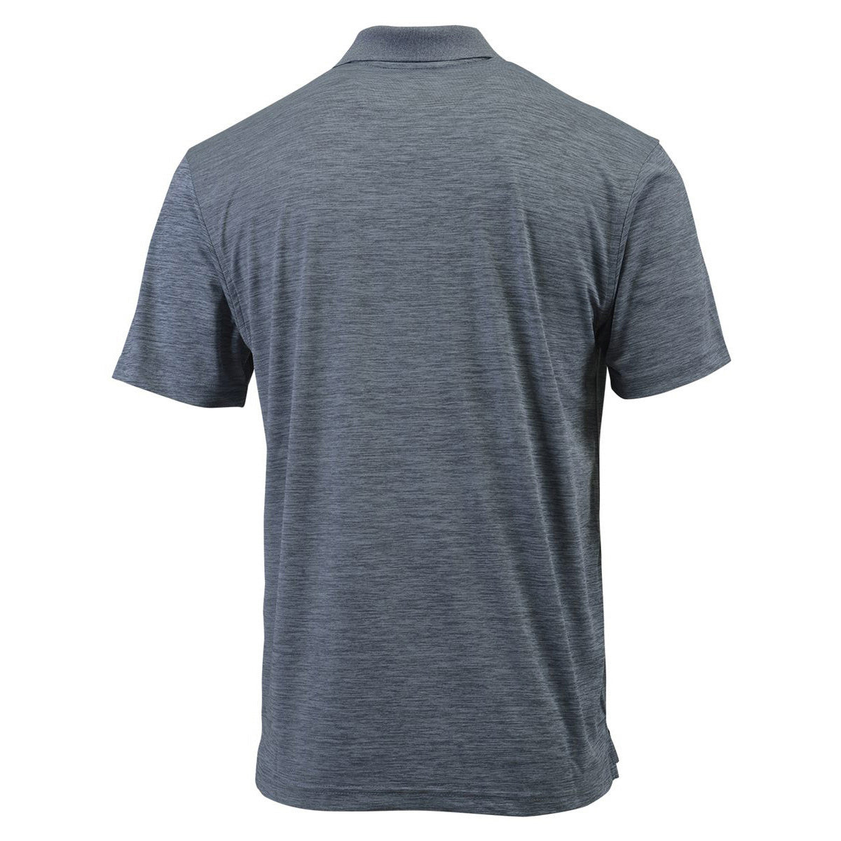 Black Heather Polo Shirt - Paragon - Microfiber Comfort