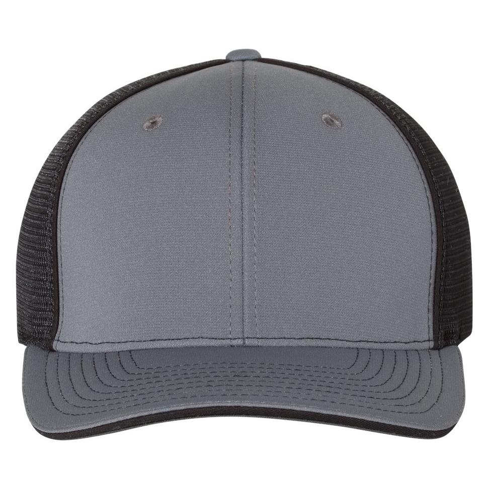 Black/Charcoal Split Ball Cap - Richardson - Sportmesh Design