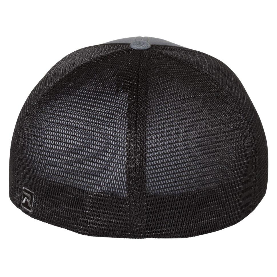 Black/Charcoal Split Ball Cap - Richardson - Sportmesh Design