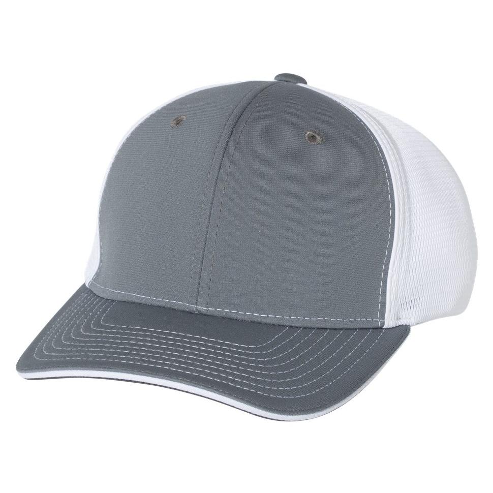 Black/Charcoal Split Ball Cap - Richardson - Sportmesh Design
