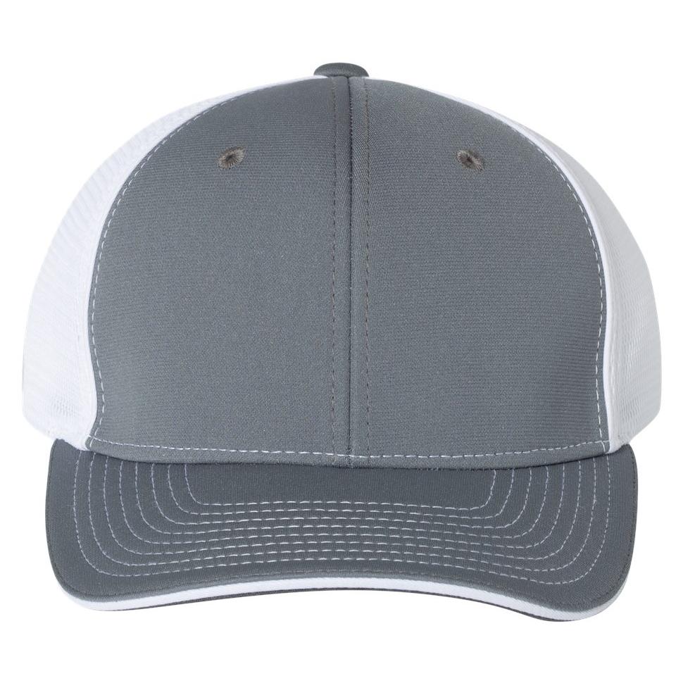 Black/Charcoal Split Ball Cap - Richardson - Sportmesh Design