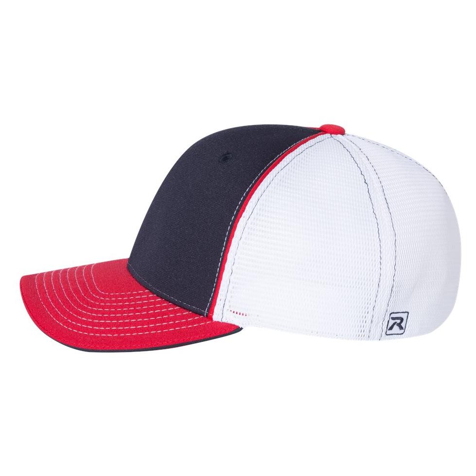 Black/Charcoal Split Ball Cap - Richardson - Sportmesh Design