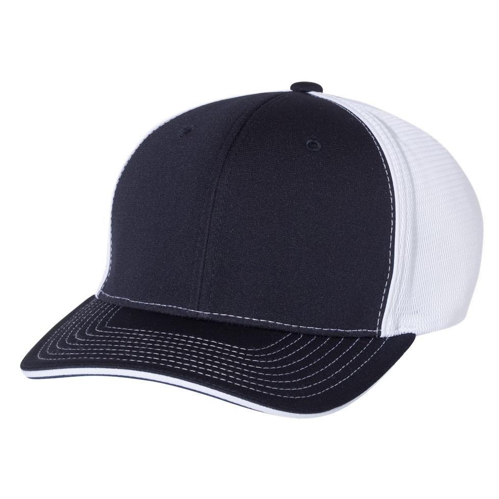 Black/Charcoal Split Ball Cap - Richardson - Sportmesh Design