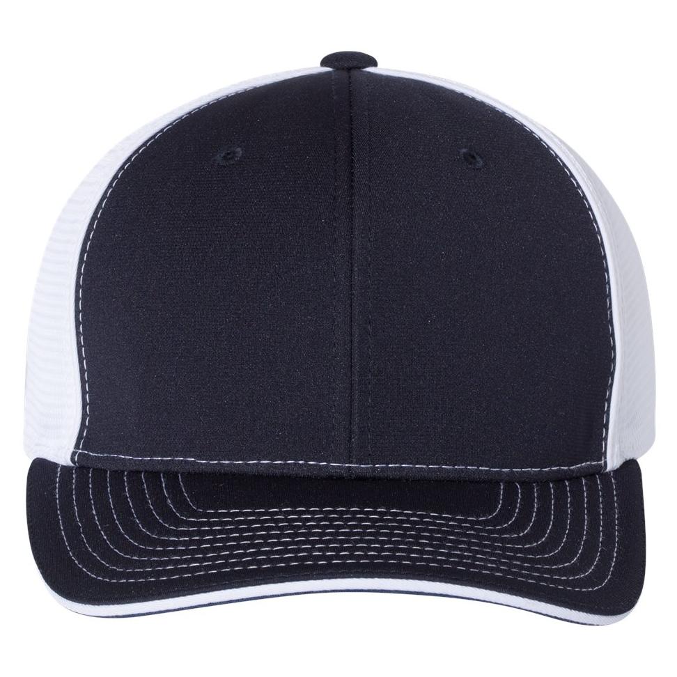 Black/Charcoal Split Ball Cap - Richardson - Sportmesh Design