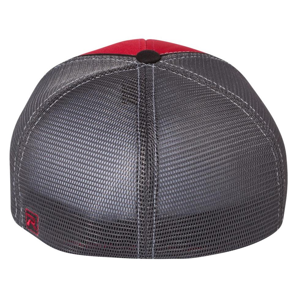 Black/Charcoal Split Ball Cap - Richardson - Sportmesh Design