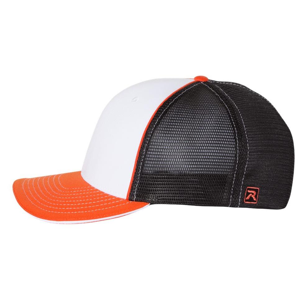 Black/Charcoal Split Ball Cap - Richardson - Sportmesh Design
