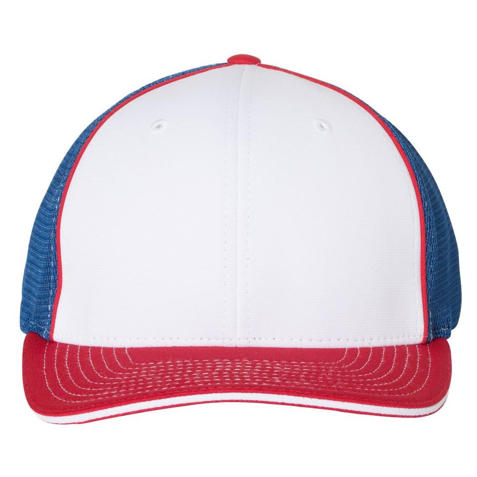 Black/Charcoal Split Ball Cap - Richardson - Sportmesh Design