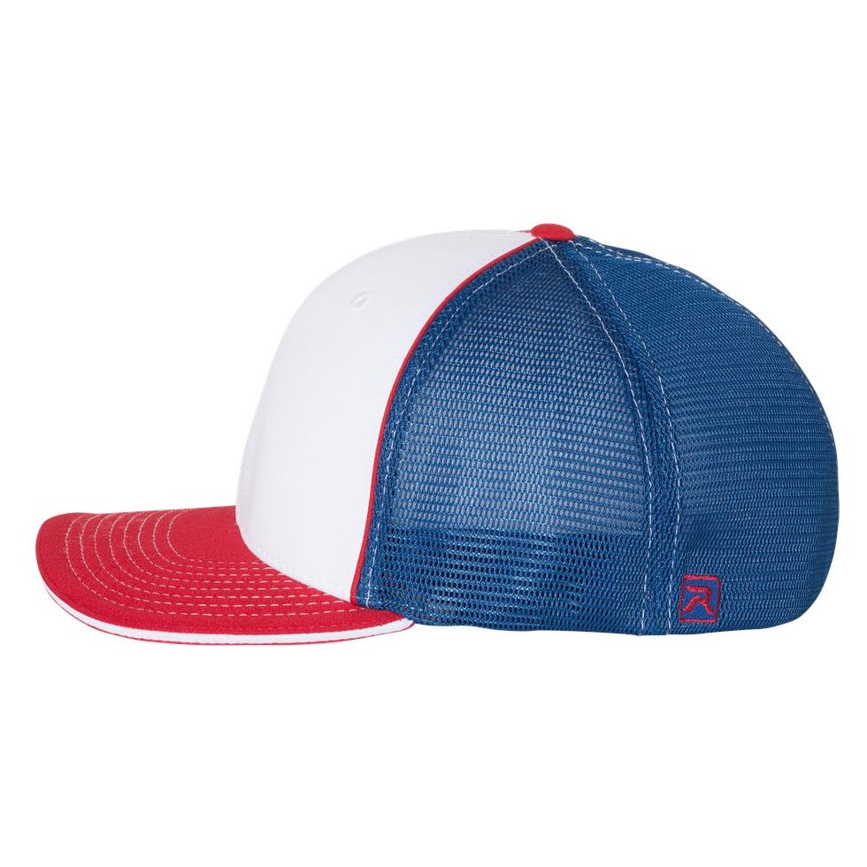 Black/Charcoal Split Ball Cap - Richardson - Sportmesh Design